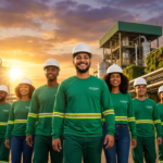Pessoas no centro da energia